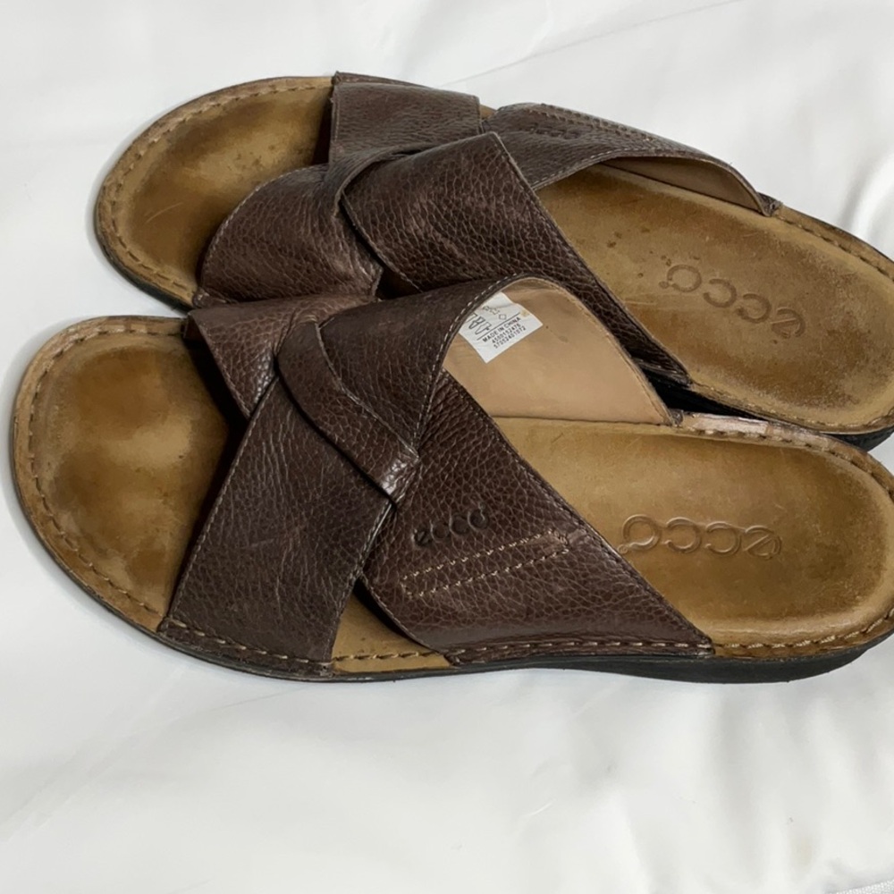 Ecco Men’s Open Toe Sandals Sz 9 / 9.5 View 3